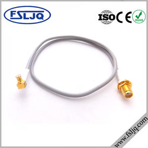 Câble à fibres optiques à haute fréquence 6 GHz certifié CE, vente chaude, RG316 RG178, câble de raccordement, SMA femelle, bulkhead MCX/MMCX - Product Image 6