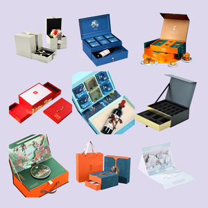 Boîtes cadeaux personnalisées rectangulaires avec fermeture magnétique, doublure en satin, pour emballage cadeau et artisanat, avec couvercles - Product Image 1