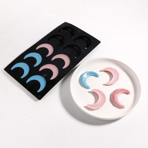 Moon Silicone Cake Mold 10 Cavities Baking Tool For Chocolate Cake Making Microwave Safe - Product Image 4