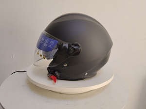 Шлем с открытым лицом и двойным козырьком, сертифицированный легкий мотоциклетный шлем для мужчин и женщин, солнцезащитный и прозрачный - Product Image 3