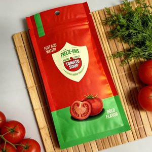 Custom Printed Food Grade Mylar <b>Bag</b> Zipper 3 Sides Self <b>Sealing</b> Packaging <b>Bags</b> Resealable Zipper <b>Bags</b> For Tomato Soup Food Snack - Product Image 6