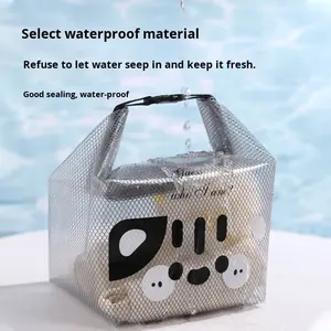 Faltbare Aufbewahrung tasche für nasse/trockene Kleidung mit großer Kapazität Schwimm-Fitness-Kordelzug-Toiletten artikel für Männer und Frauen Wasserdichte Trennung - Product Image 2