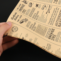 Papier sulfurisé personnalisé avec logo de marque, résistant à la graisse, pour emballage alimentaire, boulangerie et traiteur
