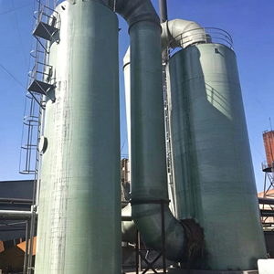 Hebei Tingqian : Tours de désulfuration en <span class=keywords><strong>fibre</strong></span> de verre personnalisées, technologie d'enroulement intégrée, services de pliage et de découpe, finition lisse - Product Image 2