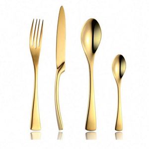 Couteau, fourchette et cuillère à steak Kaya Western 304 en acier inoxydable épaissi, design moderne pour la maison, le thé, le camping, les restaurants, les hôtels - Product Image 1