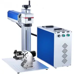 RTS Portable Split 2.5D 3D 20W 30W 50W 60W 100W Metalls chmuck Laser markierung Gravur Schneide maschine Mit DN80mm Ring Rotary