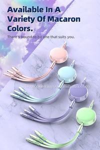 Câble <span class=keywords><strong>de</strong></span> <span class=keywords><strong>données</strong></span> HYTO rétractable 3-en-<span class=keywords><strong>1</strong></span> 120W à charge rapide 5A, câble <span class=keywords><strong>de</strong></span> <span class=keywords><strong>données</strong></span> trois-en-un, cadeau avec logo d'entreprise - Product Image 2