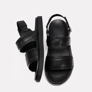 Sandales pour hommes en cuir de vache 100% véritable, mules, sabots, sandales de plage confortables, chaussures d'été pour hommes - Product Image 3