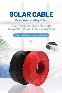 Câble DC en alliage d'aluminium certifié TUV PV 1500DC-AL 1x6mm2, câble spécial pour micro-onduleur avec excellente résistance à la température - Product Image 4