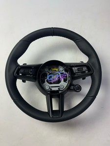 Volant en cuir de haute qualité personnalisé pour <span class=keywords><strong>Porsche</strong></span> 911/718 992 991.2 Macan Cayenne 2010-2021 Amélioré - Product Image 3