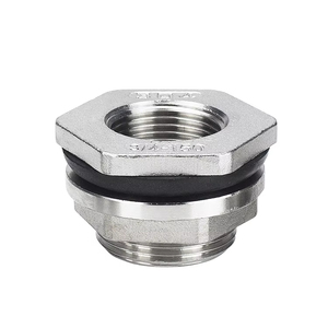 🔌 Conector De Tanque De Agua De Doble Rosca – Para Acuarios, Barriles De Lluvia Y Piscinas – Marca HQRP – Plástico Negro Resistente