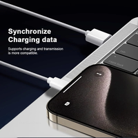 Câble USB vers Type C Cordon de charge rapide USB A vers USB C Téléphone portable Câbles tressés en nylon Cordon haute vitesse 1M 2M