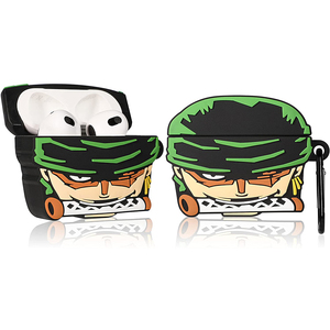 Coque 3D dessin animé <span class=keywords><strong>japonais</strong></span> Zoro pour Airpod Gen 3, étui pour AirPods 3 <span class=keywords><strong>2021</strong></span> - Product Image 1