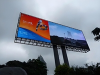 Pantalla LED para Señalización Digital P10 320*160mm, Pantalla Impermeable para Exteriores, Reproductor de Publicidad LED, Letrero con Vídeos