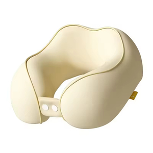 Oreiller de voyage en U portable avec mousse à mémoire de forme, sensation rafraîchissante, soutien du cou pour les voyages, le bureau, la sieste, les hôtels et le camping - Product Image 6