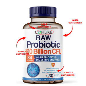 ओम कस्टम लोगो सर्वश्रेष्ठ प्रोबायोटिक खुराक 60 100 बिलियन यौगिक महिलाओं के पाचन और प्रतिरक्षा समर्थन हलाल प्रमाणित कैप्सूल - Product Image 6