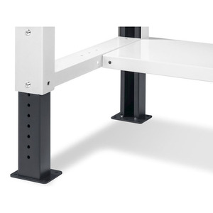 Fami WORK1507 établi réglable 150cm, plateau en bois, 4 tiroirs et 2 demi-plateaux - Product Image 2