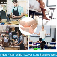 Meilleures ventes : Coussinets de talon en gel doux et confortables, inserts pour fasciite plantaire, certifiés BSCI, unisexe, apaisants, absorption des chocs, taille unique