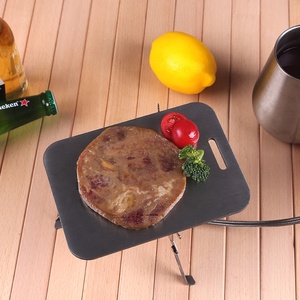 新款现货不锈钢双面野营迷你烧烤烤盘烤盘 - Product Image 4