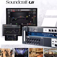 Console de mixage numérique Soundcraft UI12 UI16 UI24, vente directe du fabricant, pour scène professionnelle, montage en rack, conférence