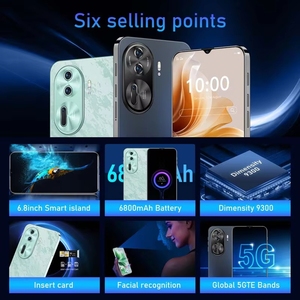 Nouveau Reno11 Pro 2024 Vente en gros Chine Téléphones portables débloqués <span class=keywords><strong>pas</strong></span> chers 5G Prix bas <span class=keywords><strong>Smartphone</strong></span> Android original - Product Image 3