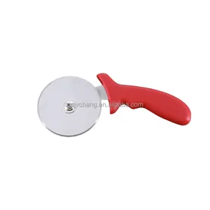 2023 Hot Sale Stainless Steel Blade With Red Plastic Handle Pizza Wheel Cutter, Pizza Knife For Kitchen Pizza Tools