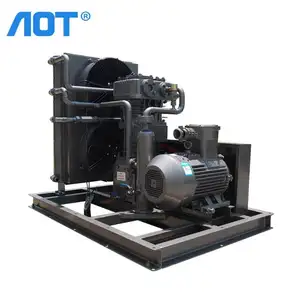 AOT AC Power Stationary Refrigerant Recovery Machine Oil Free Silent Oilless PCP Compressor
