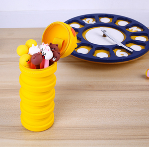 Papeterie créative <span class=keywords><strong>Vosan</strong></span> VS100, trousses à crayons en silicone télescopiques, petits jouets dinosaures - Product Image 6