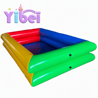 Piscine gonflable d'été personnalisée pour jeux aquatiques extérieurs, pêche, jeux de balles de sable pour enfants Yibei YB-49 en PVC 0,7 mm – Vente directe usine haute qualité