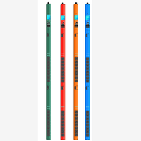 PDU industriel 16 voies 16-63A 220-240V/380-415V C13/C19 NEMA 5-15R/5-20R Prises 3 phases Prise en charge Modbus RTU Contrôle à distance IP pour