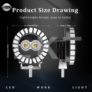 Nuovi sistemi di illuminazione automatica LKT 4 pollici 12v 24v 35w fuoristrada trattore faretto Led luce per camion - Product Image 3