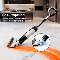 Nettoyeur de sol sans fil rechargeable léger de haute qualité 170W, aspirateur humide et sec autonettoyant, filtre HEPA pour la maison