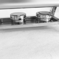 Peralatan Prasmanan Restoran Stainless Steel Heavybao, Penghangat Makanan Panas yang Baik untuk Rumah & Taman