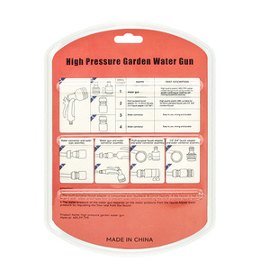 Pistola de Agua de Jardín Multifuncional <span class=keywords><strong>2026</strong></span>, 8 Funciones, Rociador de Manguera de Jardín para Lavar Mascotas y Regar Flores - Product Image 4