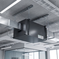 Déshumidificateur commercial suspendu au plafond avec système de contrôle intelligent pour salle d'archives et usage industriel