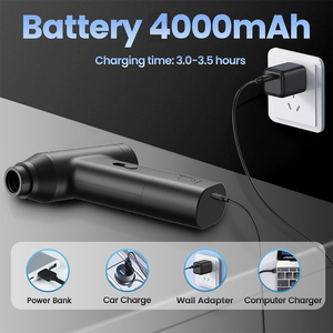 พัดลมพกพาขนาดเล็กแบบชาร์จไฟได้ <span class=keywords><strong>ค</strong></span>วามเร็วสูง พัดลมมือถือแบบพกพา <span class=keywords><strong>ค</strong></span>วามเร็วเทอร์โบ สำหรับใช้ในรถยนต์ กลางแจ้ง และในบ้าน - Product Image 5