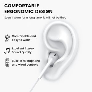 Audífonos Intrauditivos con Cable de 1.2m, Superventas, con Bajos Potentes, Conector Universal de 3.5mm, Buena Calidad, Manos Libres, Chipset JL - Product Image 4