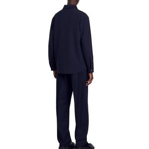 Trajes Azules al por Mayor para Otoño o Primavera, Conjuntos Masculinos de Alta Calidad, Ropa Casual para el Día a Día, Trajes Deportivos de Manga Larga y Pantalones para Hombre - Product Image 3