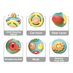 Đa Chức Năng Giáo Dục Xe Lái Xe Mô Phỏng Nhựa Điện Kid Chỉ Đạo Bánh Xe Đồ Chơi Với Âm Nhạc Đèn Cho Đầu Học Tập - Product Image 5