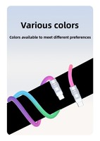 Kabel Data Transfer Pengisian Daya Ultra Cepat Tipe-C 240W Rainbow Braided Nylon dengan Konduktor Tembaga Murni yang Dapat Disesuaikan untuk iPhone 16