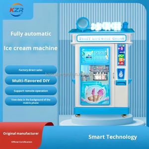 Machine à crème glacée commerciale en libre-service, pour desserts faits maison, avec code QR, mini, pour enfants, entièrement automatique, modèle tendance - Product Image 6