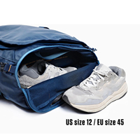 Sac à dos de voyage grande capacité 40L en polyester résistant à l'eau, sac de sport, sac de transport avec compartiment à chaussures zippé – Vente chaude
