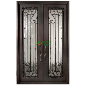 Anticipo artistico fatto a mano porta in ferro battuto Villa di lusso cancello principale durevole ed elegante - Product Image 1