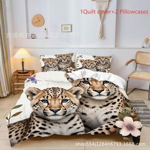Parure de lit imprimée Xzl pour lit de 1,8 m, polyester, dessins animés 3D, textile de maison - Product Image 5