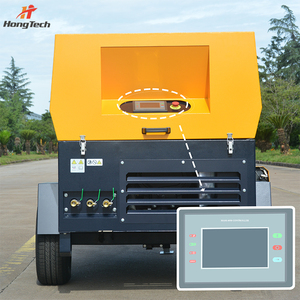 Driven 250CFM 8bar Heavy Duty <b>Towable</b> Mobile for Jack Hammer Rock Drilling Sand Blowing Engine Power Power - Product Image 5