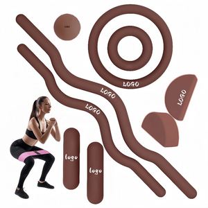 Set de Yoga, Mancuernas, Accesorios de Pilates, Correas Personalizadas para Tobillos y Muñecas, Barra de Pesas, Anillo de Fuerza, Set de Pilates de Silicona - Product Image 2