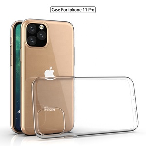 caso claro caso de TPU suave ultra delgada transparente parachoques <span class=keywords><strong>del</strong></span> teléfono celular caso para iPhone 11pro - Product Image 3