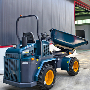 मुफ्त शिपिंग कूप डीजल इंजन मिनी डंप ट्रक 4x4 पहियों के साथ बड़ी क्षमता बकेट 3 टन फ्रंट लोडर - Product Image 5