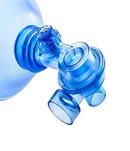 Perlengkapan Darurat Alat Pertolongan Pertama Dewasa Anak Bayi Sekali Pakai Portabel Medis Hijau PVC Ambu Bag Resusitator Manual - Product Image 2