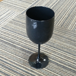 <span class=keywords><strong>Verre</strong></span> à <span class=keywords><strong>vin</strong></span> en plastique PC noir de qualité supérieure pour mariage en gros - Product Image 5